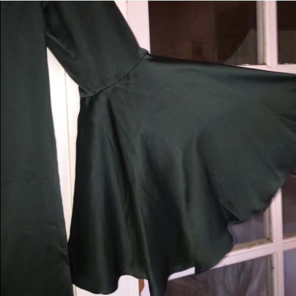 Elizabeth & James Bell Sleeve Silk Dress - Picture 4 of 6
